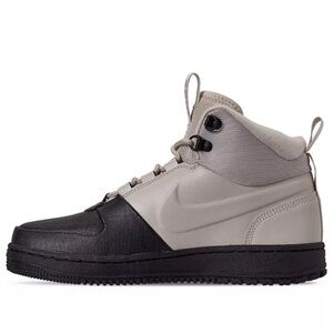 Nike High-Top Sneakers in Black and Tan